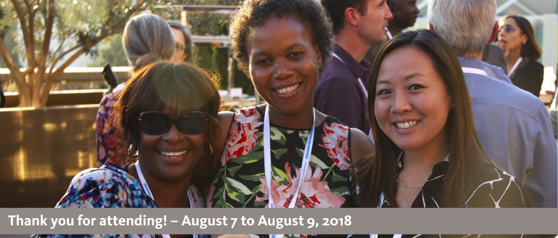 2018 People Management Conference photo of attendees at welcome reception - thank you for attending! - August 7 to August 9, 2018